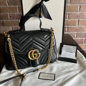 GG Marmont small top handle bag